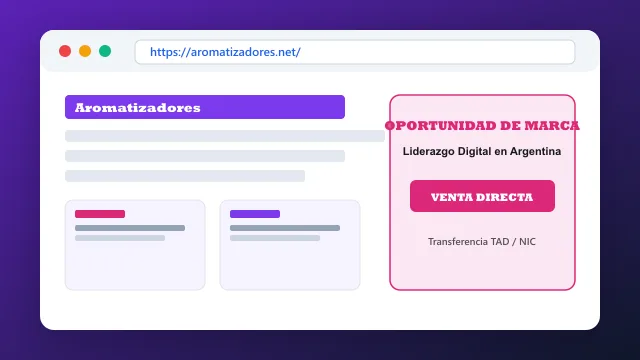 Modelo de aplicación comercial y proyectos digitales para aromatizadores.net