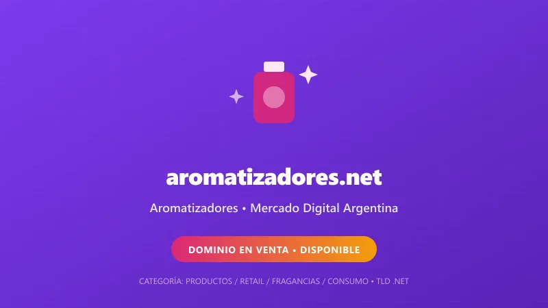 Identidad gráfica y activo digital para Aromatizadores en Argentina